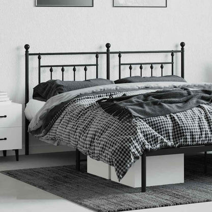 Testiera di Ricambio in Metallo Nero 160 cm