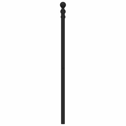 Testiera di Ricambio in Metallo Nero 160 cm