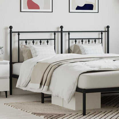 Testiera di Ricambio in Metallo Nero 160 cm
