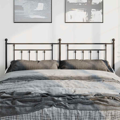 Testiera di Ricambio in Metallo Nero 180 cm | homemem39