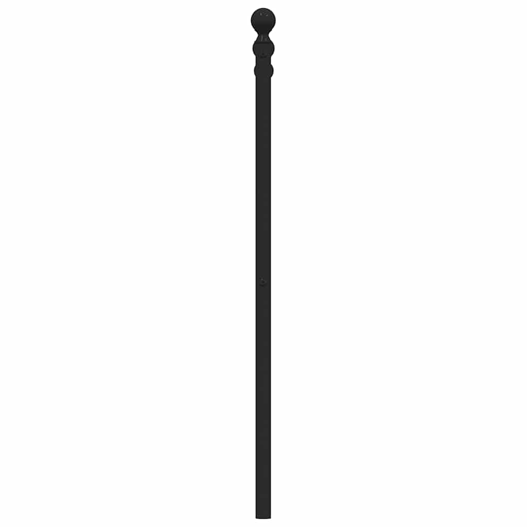 Testiera di Ricambio in Metallo Nero 180 cm | homemem39