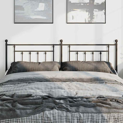 Testiera di Ricambio in Metallo Nero 193 cm | homemem39