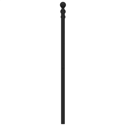 Testiera di Ricambio in Metallo Nero 193 cm | homemem39
