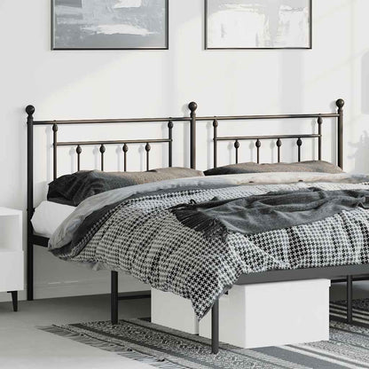 Testiera di Ricambio in Metallo Nero 193 cm | homemem39