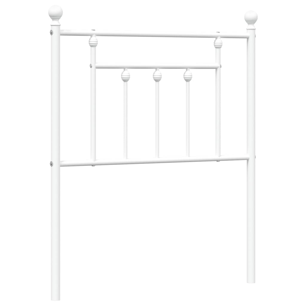 Testiera di Ricambio in Metallo Bianco 75 cm | homemem39