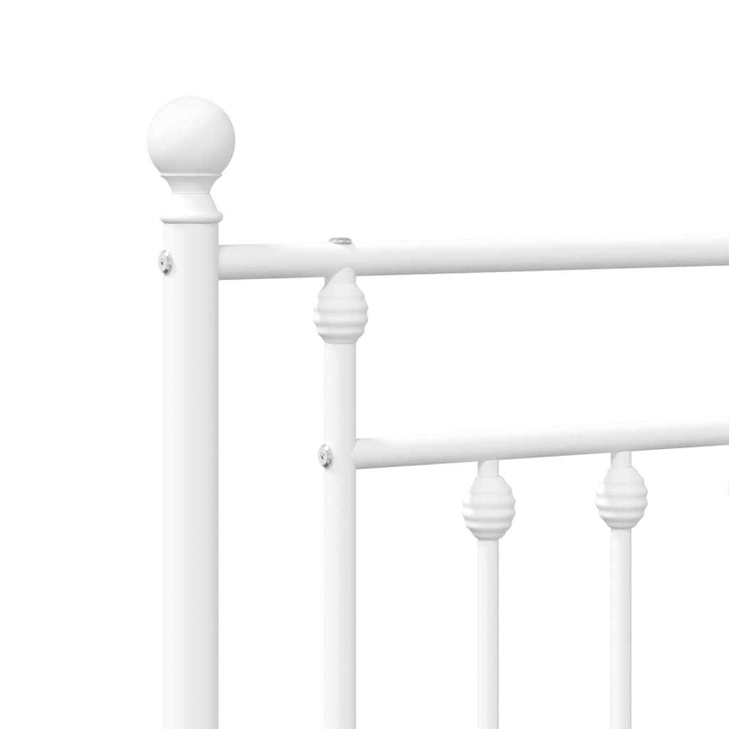 Testiera di Ricambio in Metallo Bianco 75 cm | homemem39