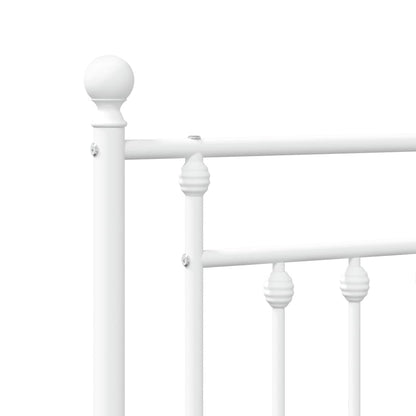 Testiera di Ricambio in Metallo Bianco 75 cm | homemem39