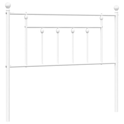 Testiera in Metallo Bianco 100 cm