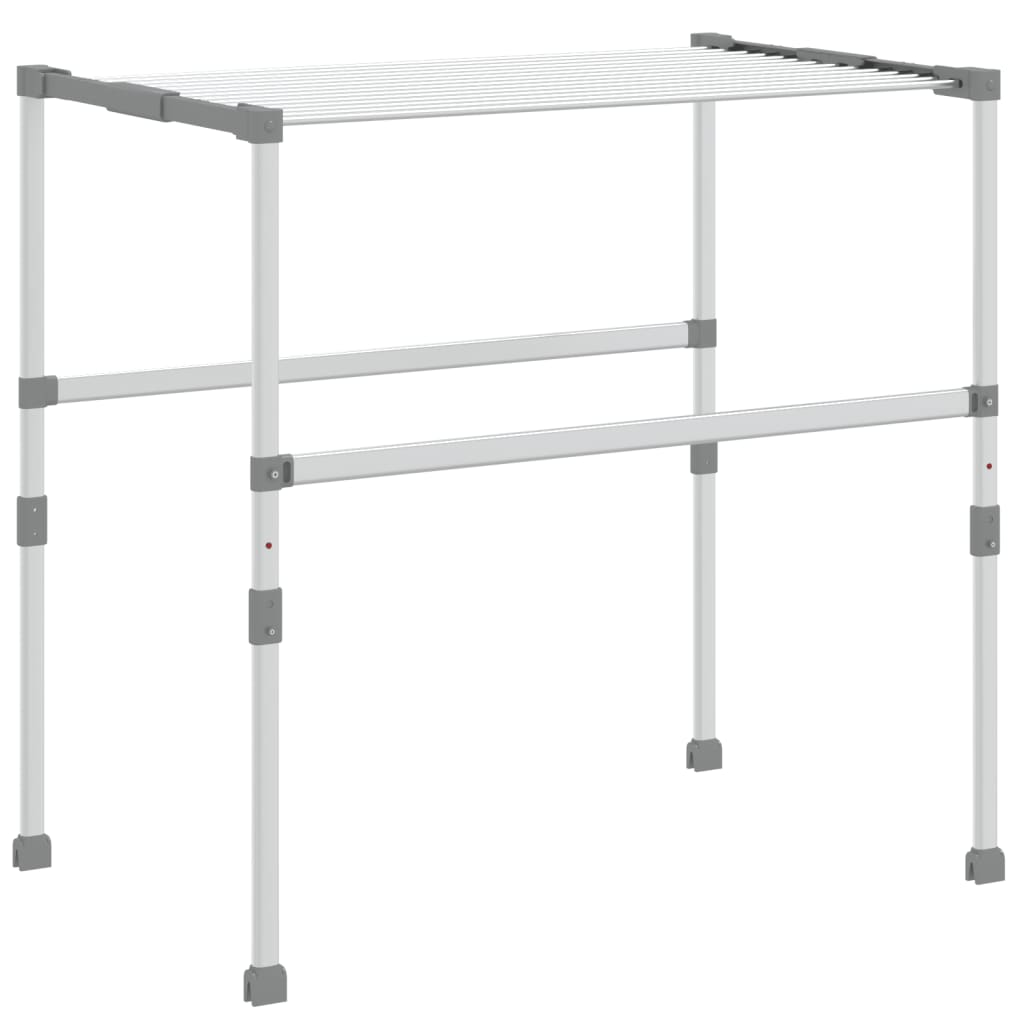 Stendibiancheria 83x(50-55)x(40-85) cm in Alluminio | homemem39
