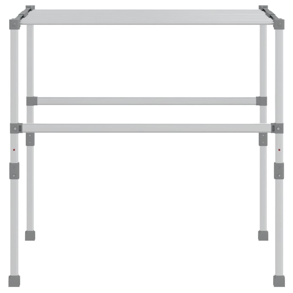 Stendibiancheria 83x(50-55)x(40-85) cm in Alluminio | homemem39