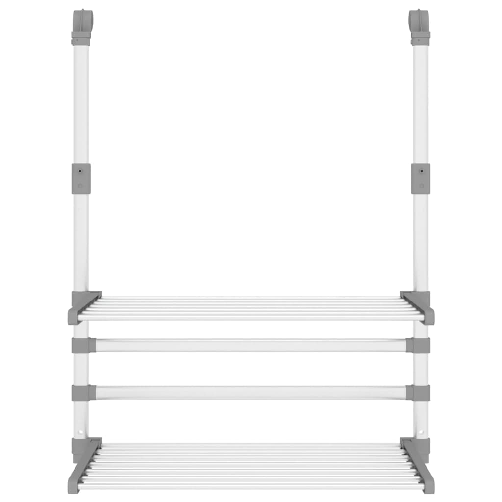 Stendino per Balcone 54x25x42 cm in Alluminio | homemem39