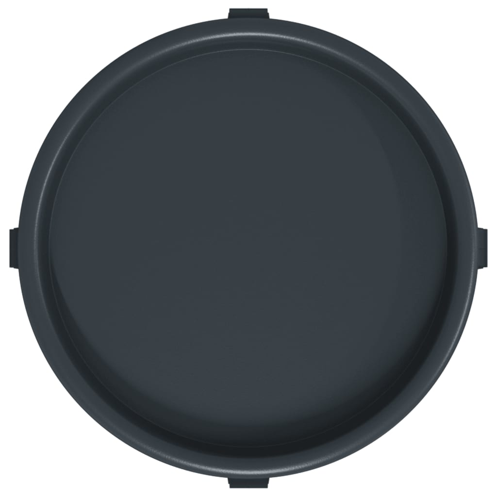 Carrelli per Piante con Ruote 2 pz Grigi Diametro 34 cm 35 kg - homemem39