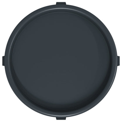 Carrelli per Piante con Ruote 2 pz Grigi Diametro 34 cm 35 kg - homemem39