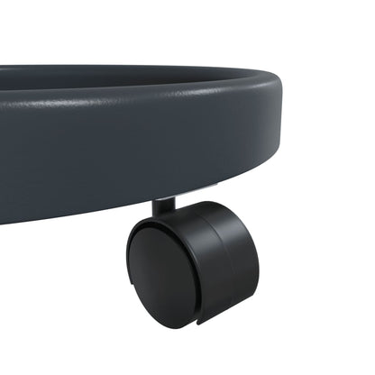 Carrelli per Piante con Ruote 2 pz Grigi Diametro 34 cm 35 kg - homemem39