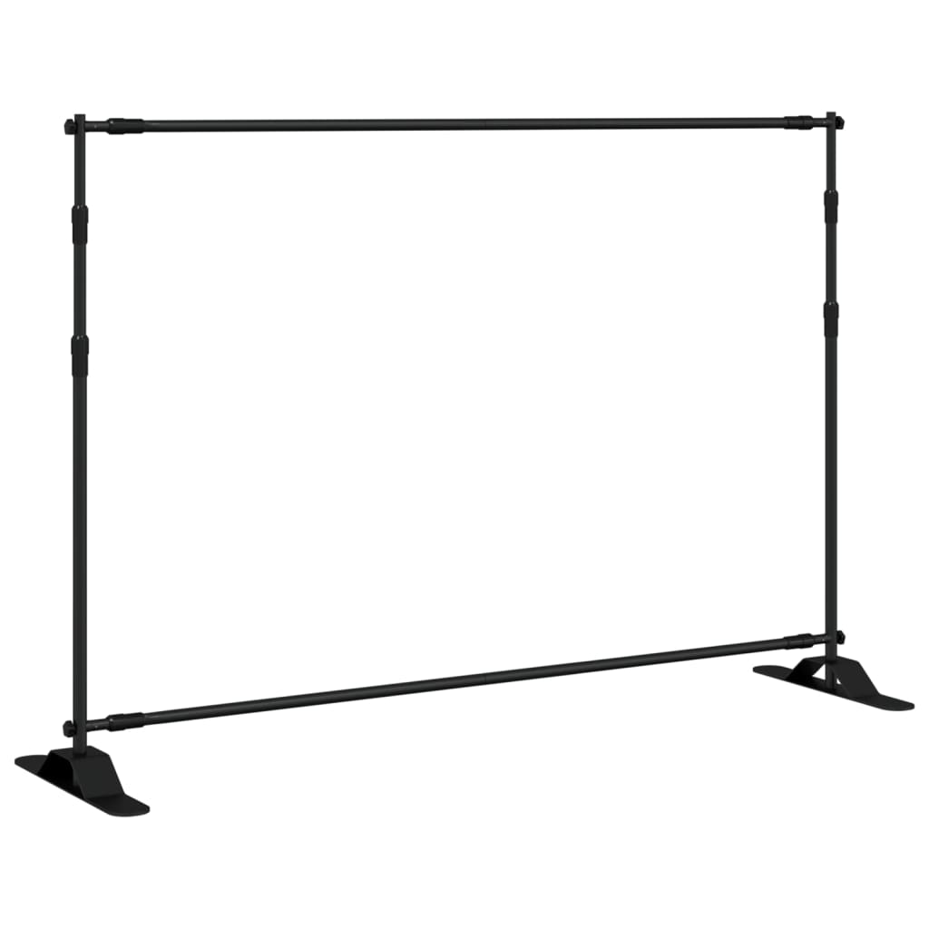 Supporto per Fondale Nero 305x243 cm in Acciaio - homemem39