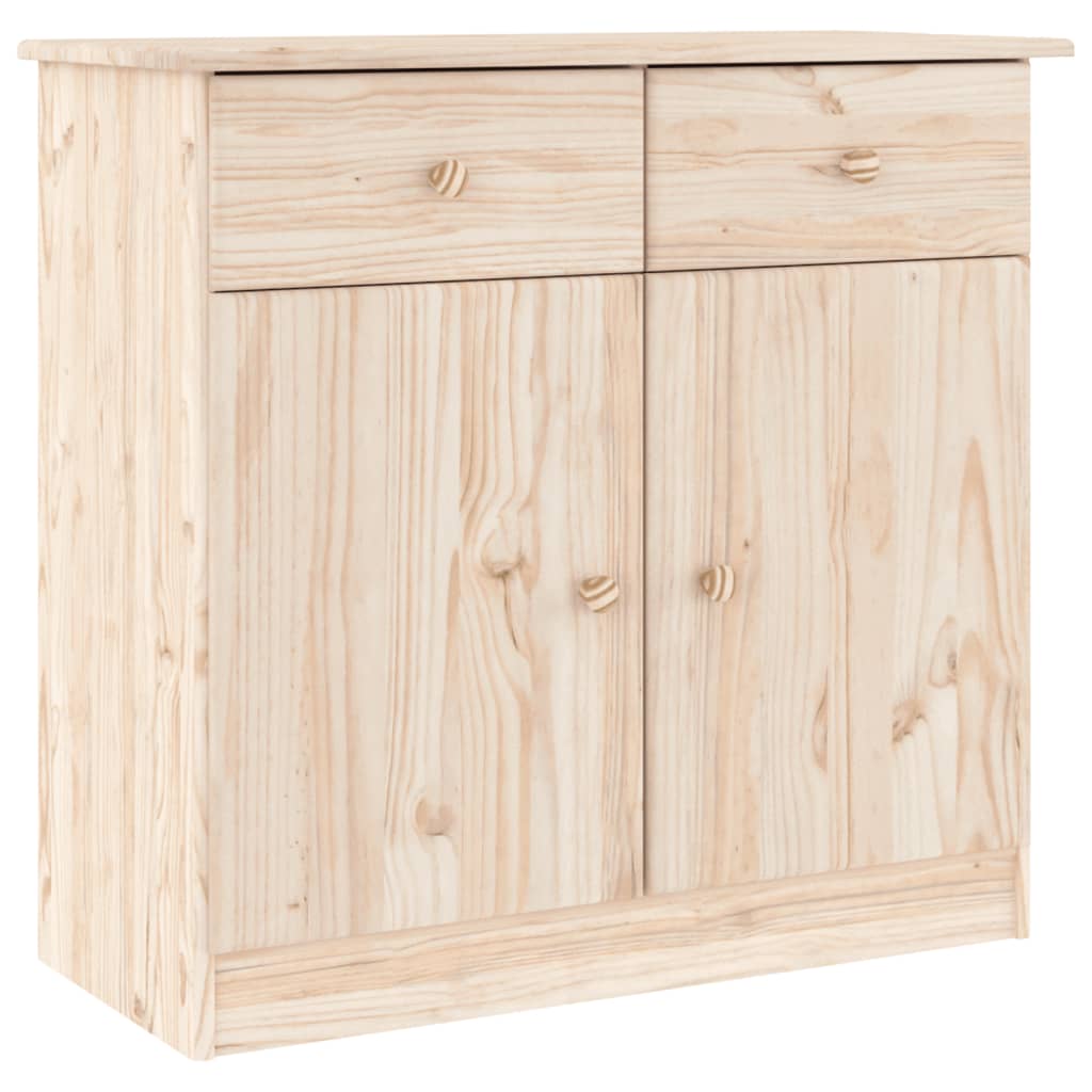 Credenza ALTA 77x35x165 cm in Legno Massello di Pino - homemem39