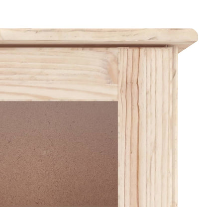 Credenza ALTA 77x35x165 cm in Legno Massello di Pino - homemem39