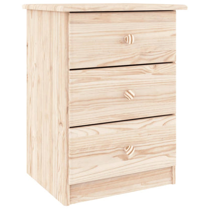 Comodino ALTA 41x35x55,5 cm in Legno Massello di Pino | homemem39
