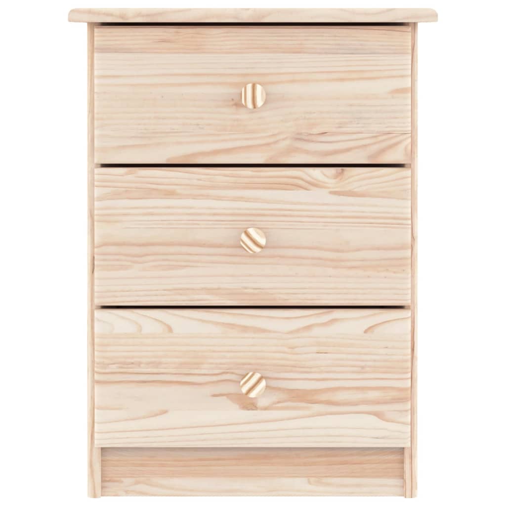 Comodino ALTA 41x35x55,5 cm in Legno Massello di Pino | homemem39