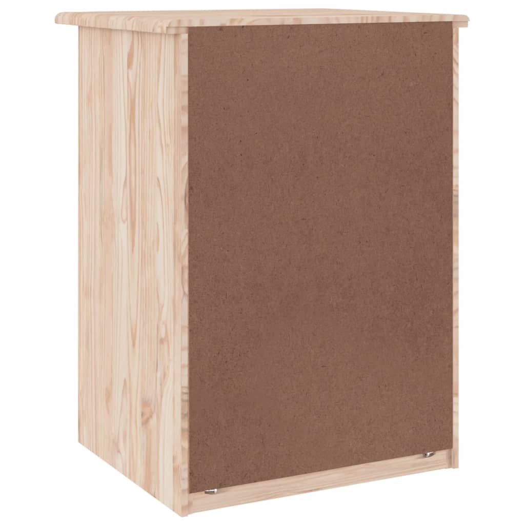 Comodino ALTA 41x35x55,5 cm in Legno Massello di Pino | homemem39