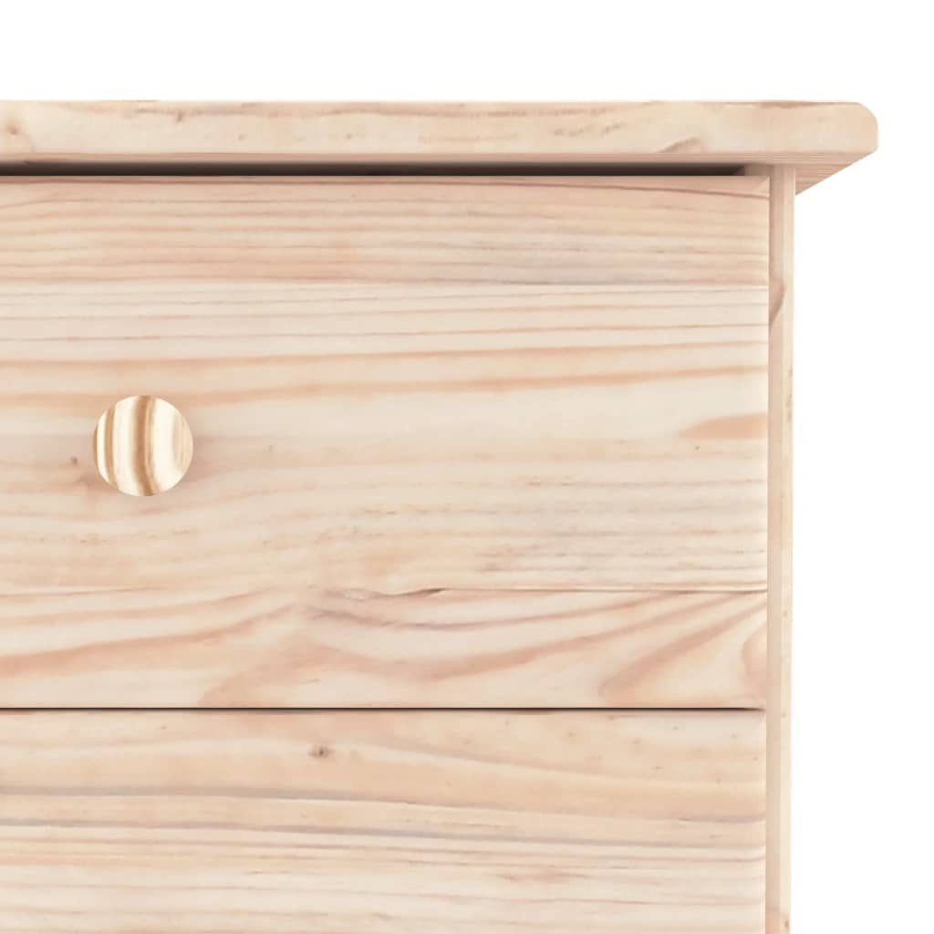 Comodino ALTA 41x35x55,5 cm in Legno Massello di Pino | homemem39