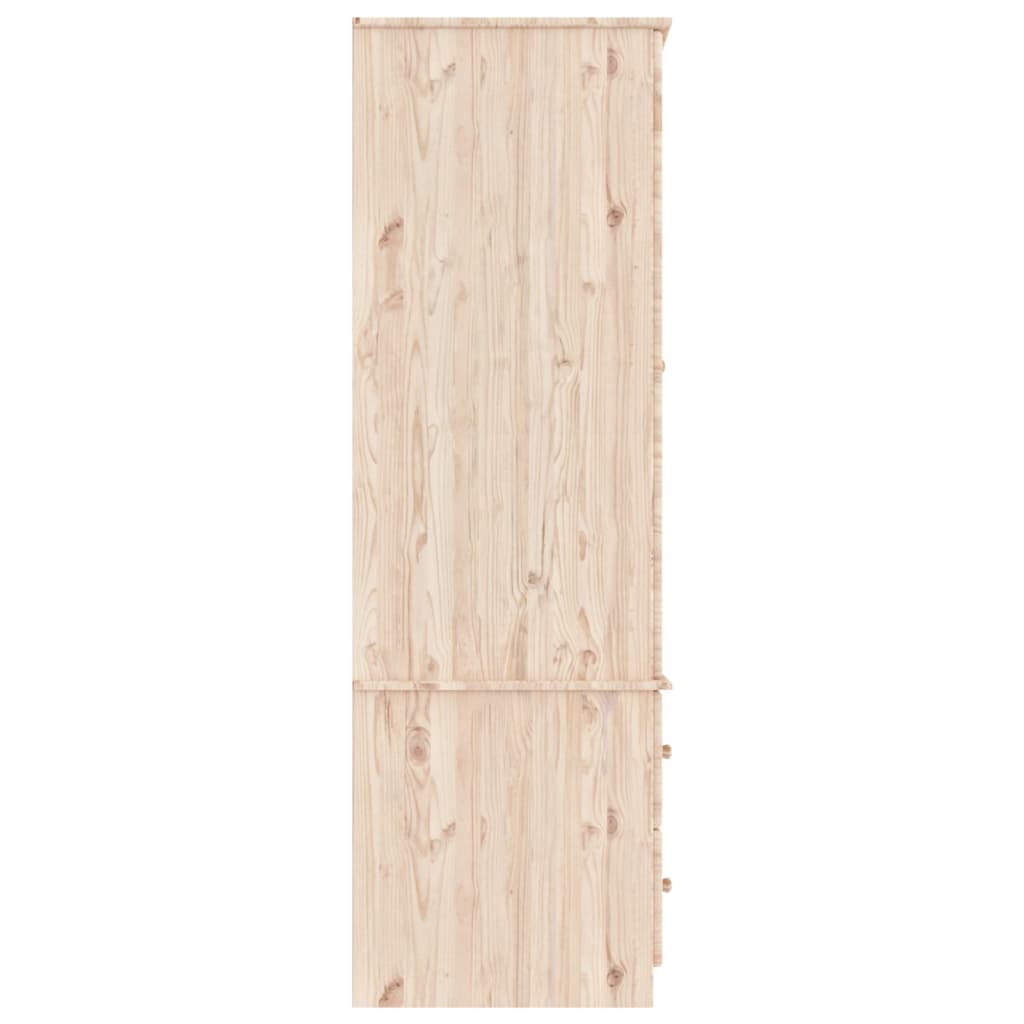 Armadio ALTA 90x55x170 cm in Legno Massello di Pino