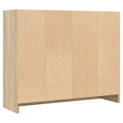 Credenza Rovere Sonoma 91x28x75 cm in Legno Multistrato