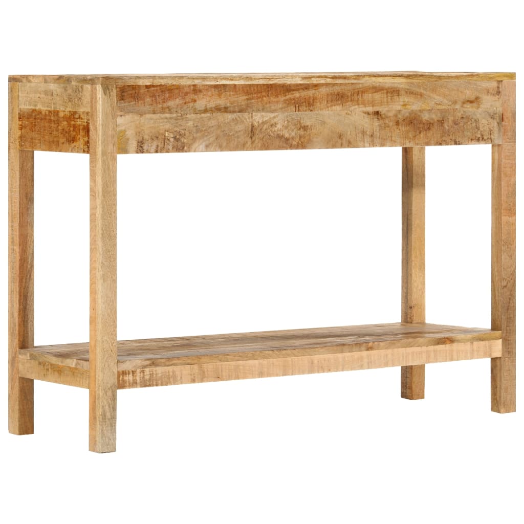 Tavolo Consolle con 2 Cassetti 110x35x75cm Legno Massello Mango | homemem39