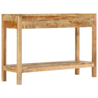 Tavolo Consolle con 2 Cassetti 110x35x75cm Legno Massello Mango