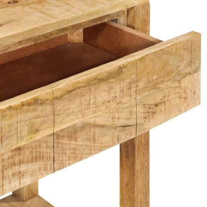 Tavolo Consolle con 2 Cassetti 110x35x75cm Legno Massello Mango | homemem39