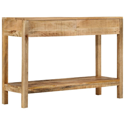 Tavolo Consolle con 2 Cassetti 110x35x75cm Legno Massello Mango | homemem39