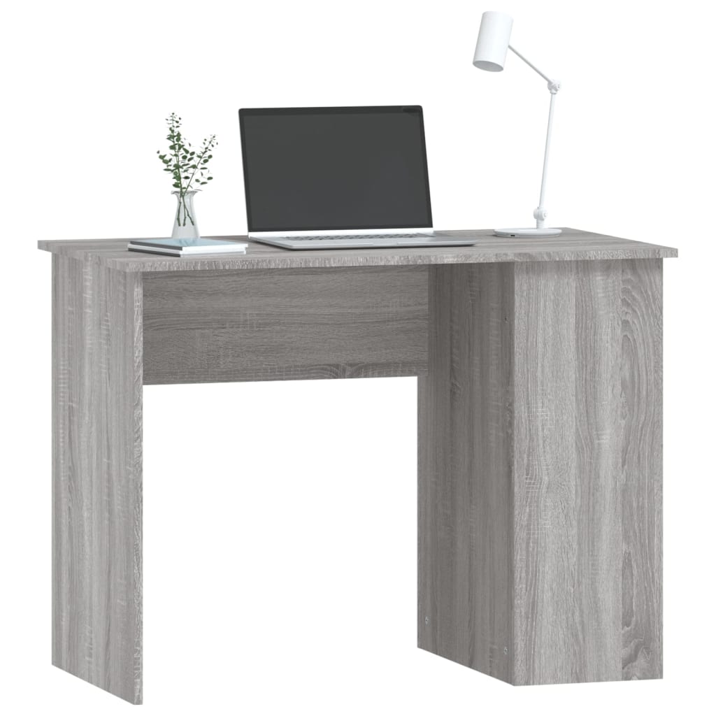 Scrivania Grigio Sonoma 100x55x75 cm in Legno Multistrato - homemem39