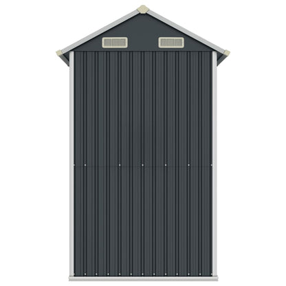 Capanno da Giardino Antracite 192x152,5x237cm Acciaio Zincato - homemem39