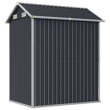 Capanno da Giardino Antracite 192x152,5x237cm Acciaio Zincato - homemem39