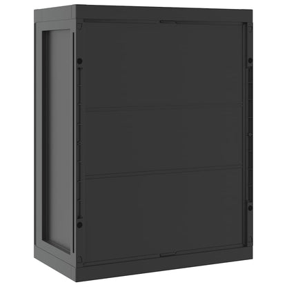 Armadio da Esterno Nero 65x37x85 cm in PP | homemem39
