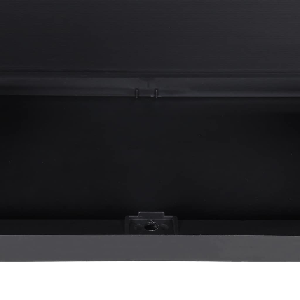 Armadio da Esterno Nero 65x37x165 cm in PP | homemem39