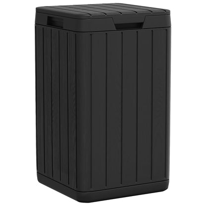 Cestino per Rifiuti da Esterno Antracite 38x38x65 cm in PP | homemem39