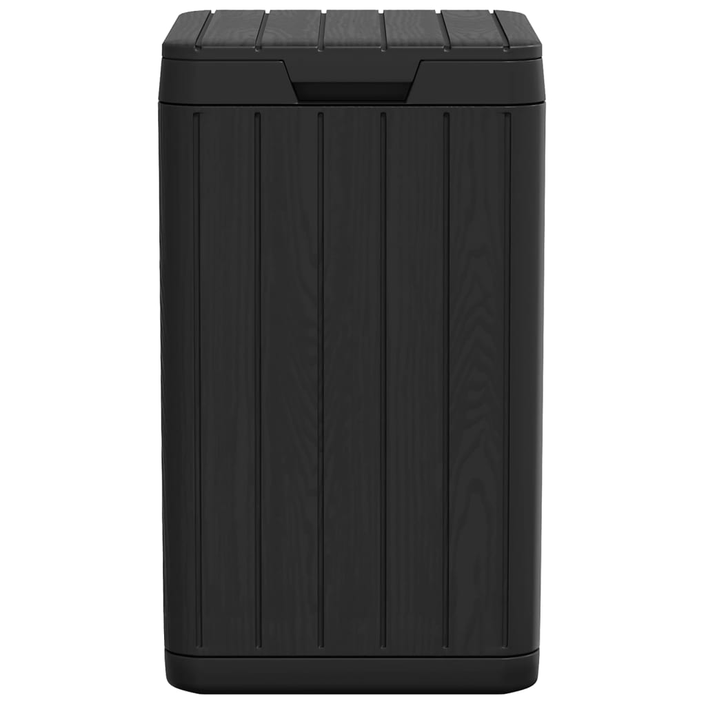Cestino per Rifiuti da Esterno Antracite 38x38x65 cm in PP | homemem39