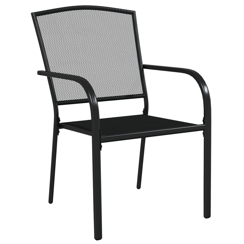 Set da Pranzo da Giardino 5 pz in Acciaio Antracite | homemem39