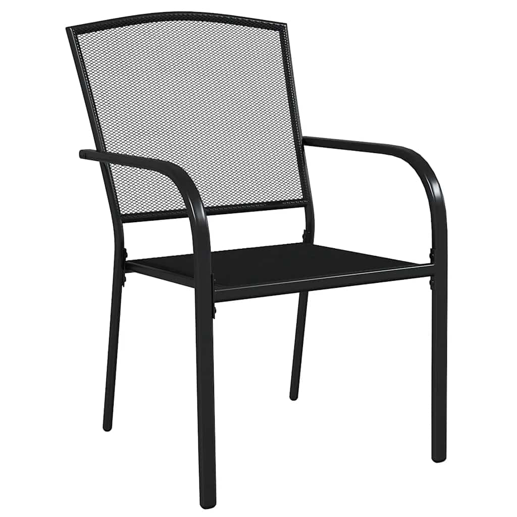 Set da Pranzo da Giardino 5 pz in Acciaio Antracite | homemem39