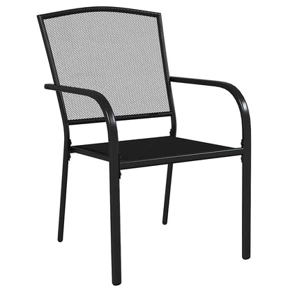 Set da Pranzo da Giardino 5 pz in Acciaio Antracite | homemem39