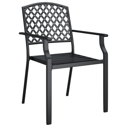 Set da Pranzo da Giardino 3 pz in Acciaio Antracite | homemem39