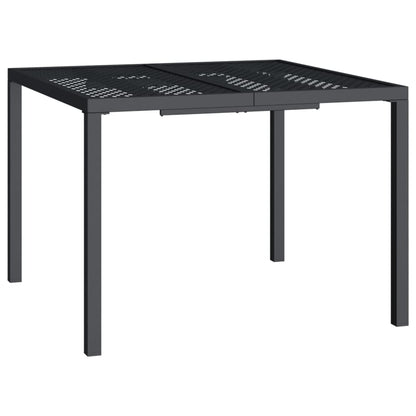 Set da Pranzo da Giardino 3 pz in Acciaio Antracite | homemem39