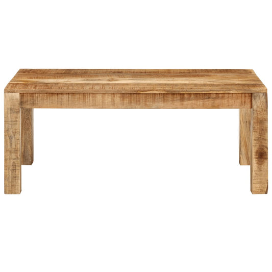 Tavolino da Salotto 100x55x40 cm in Legno Massello di Mango | homemem39