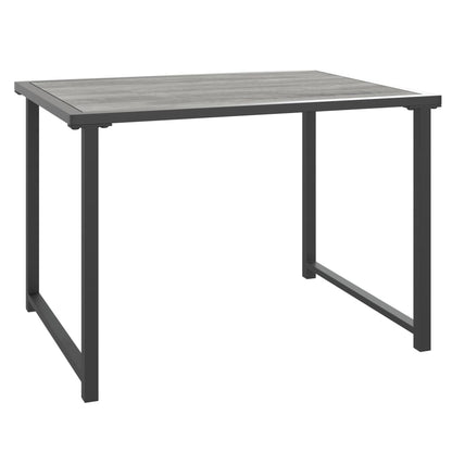 Set Salotto da Giardino 4 pz con Cuscini in Acciaio Antracite