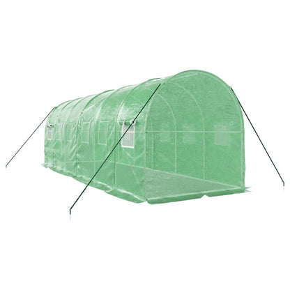 Serra con Telaio in Acciaio Verde 12 m² 6x2x2 m | homemem39