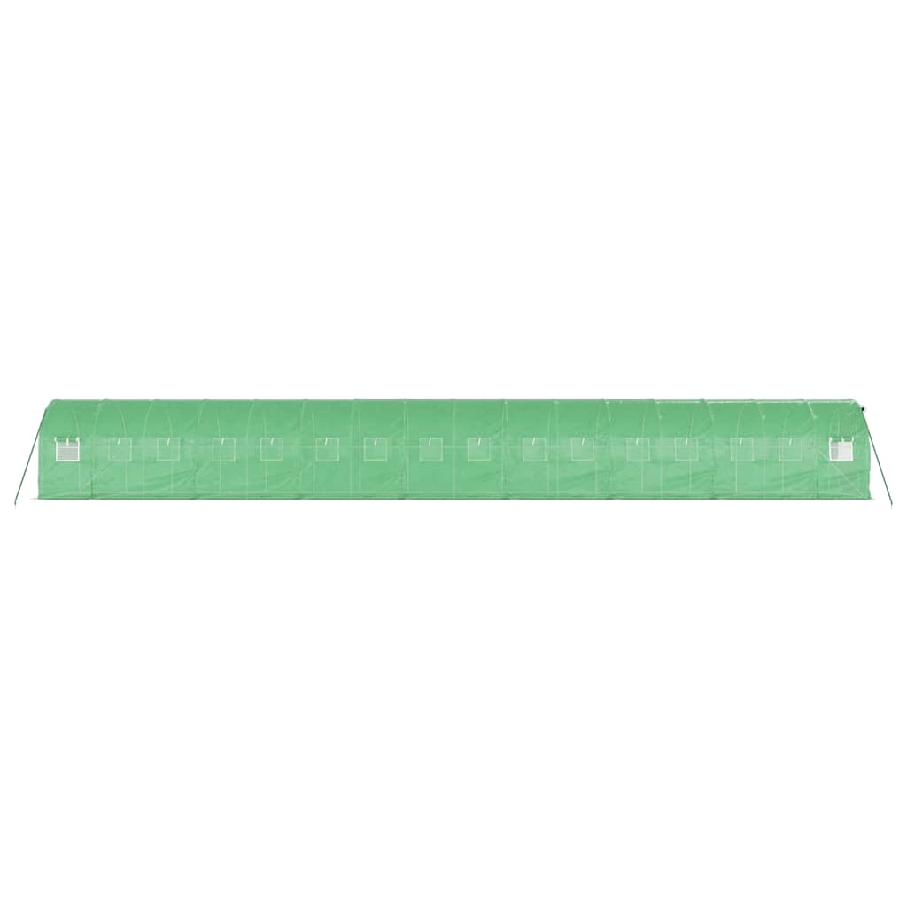 Serra con Telaio in Acciaio Verde 32 m² 16x2x2 m | homemem39
