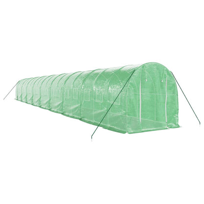 Serra con Telaio in Acciaio Verde 36 m² 18x2x2 m | homemem39