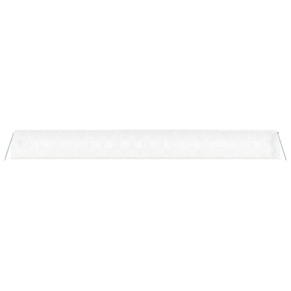 Serra con Telaio in Acciaio Bianco 36 m² 18x2x2 m | homemem39