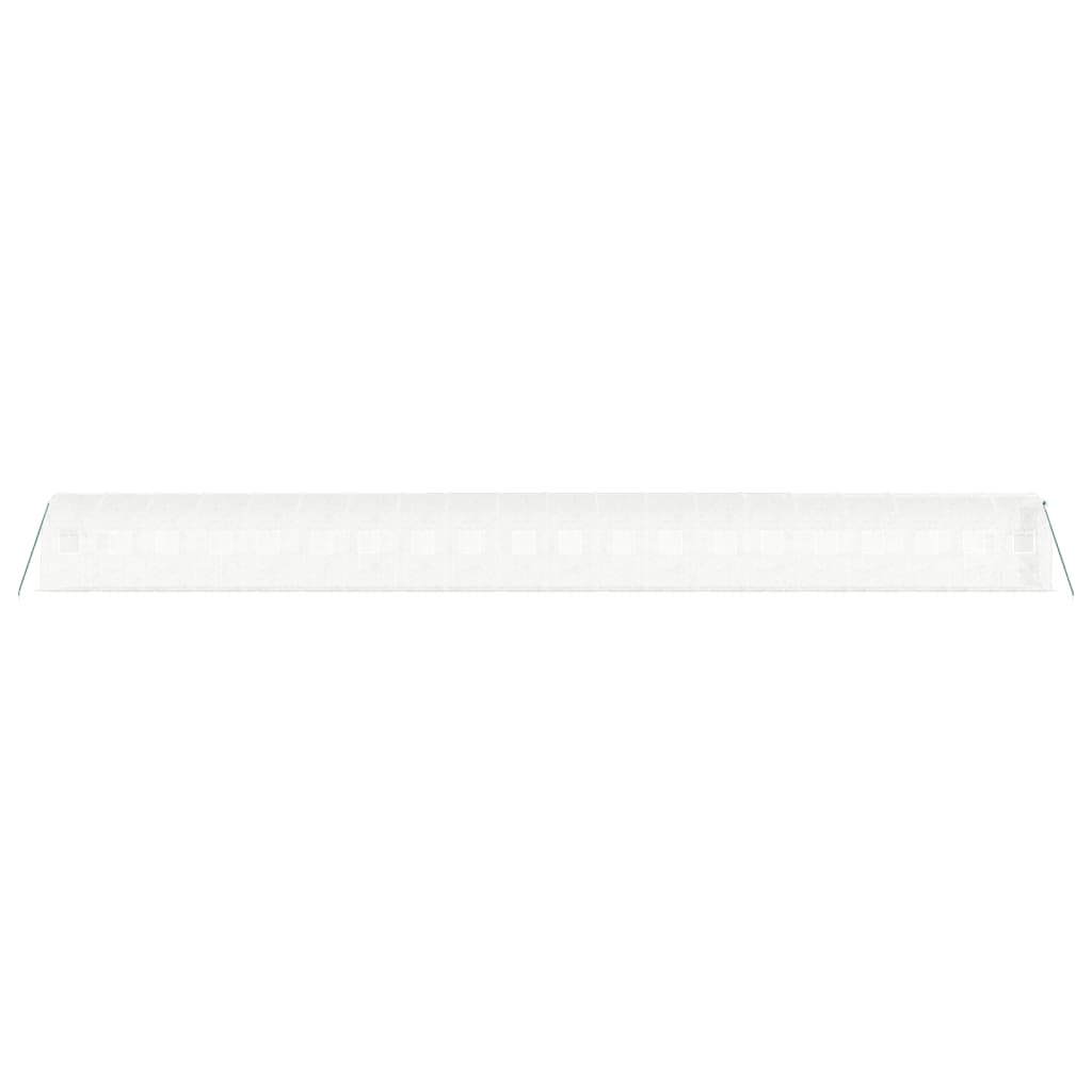 Serra con Telaio in Acciaio Bianco 40 m² 20x2x2 m | homemem39